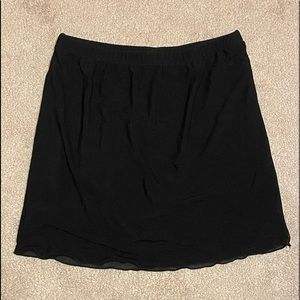 Brandy Melville / John Galt black mesh mini skirt